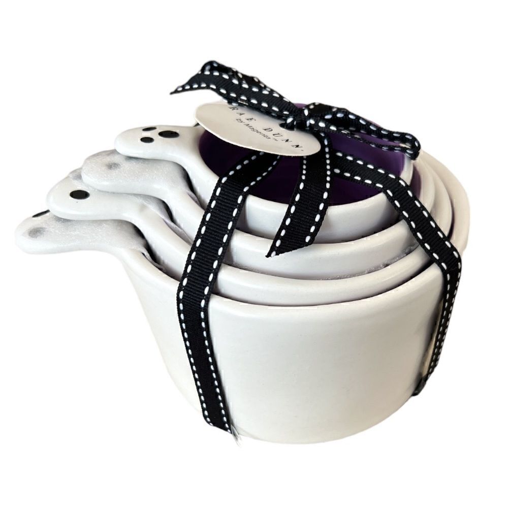Rae Dunn Halloween Ghost Measuring Cups - Picture 5 of 6